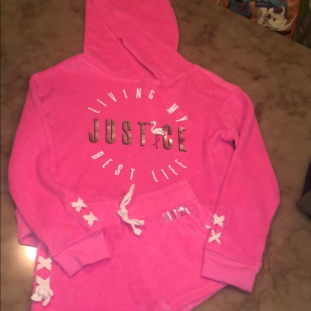 Girls bathing suit and cover-up